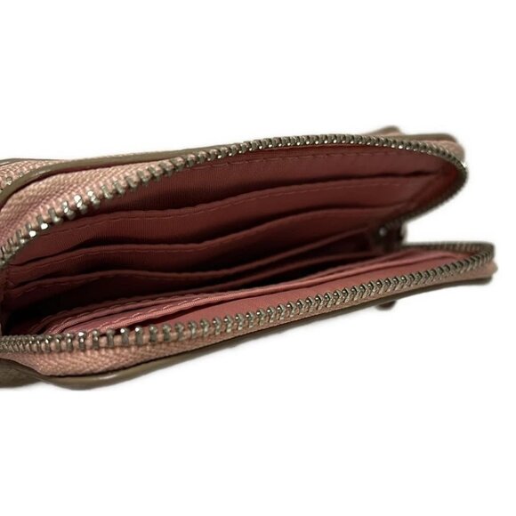 COACH Signature F63338 Beige PVC - Coin Case - Picture 3 of 4